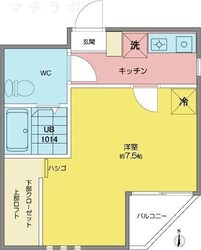 今池駅 徒歩5分 2階の物件間取画像